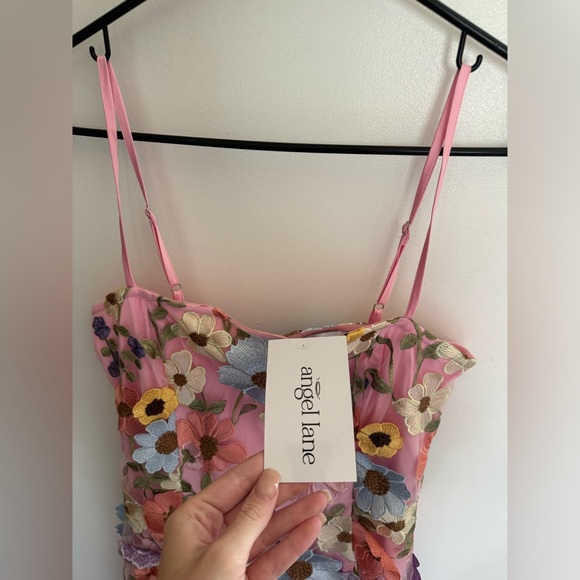 NWT Angel Lane | Small 3D Flower Dress - Picture 10 of 13